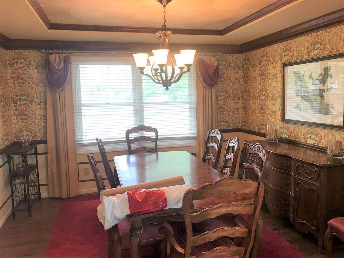 dining room before